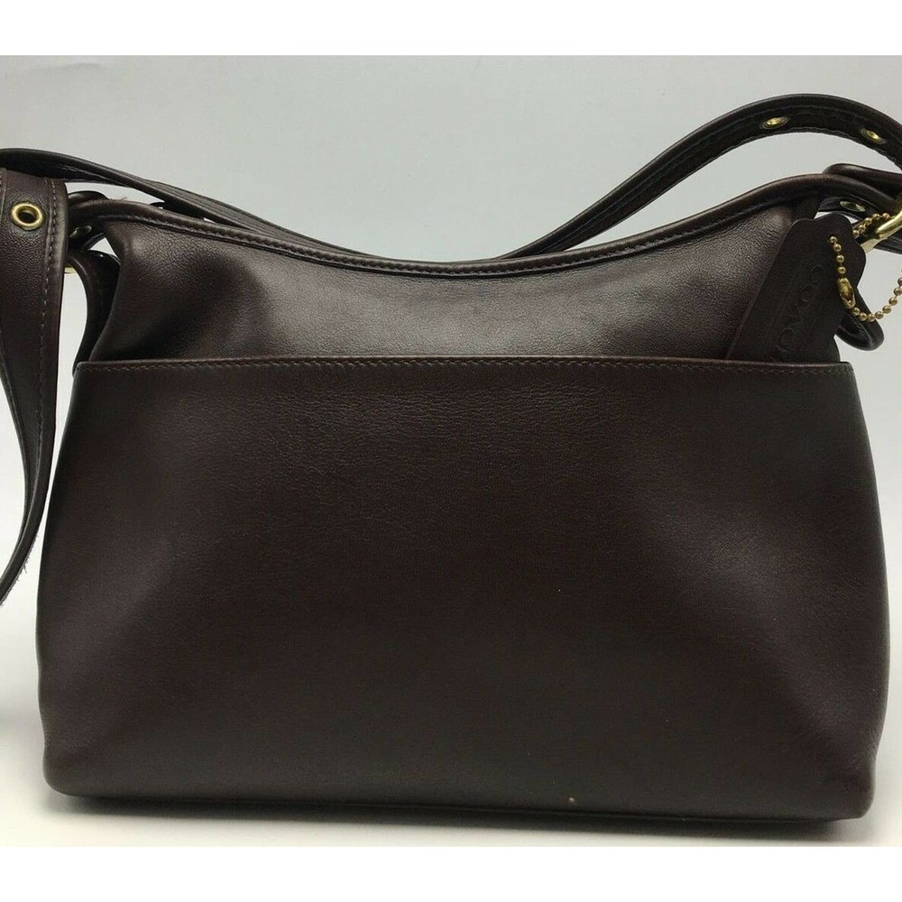 Vintage Coach Bag 9186 Brown Leather Crossbody Bag